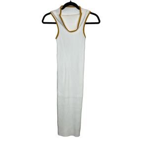 Commense Ribbed Bodycon Sweater Dress with Cowl Neck - Small